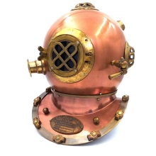 Hełm nurka Mark V 45 cm – replika marynistyczna, styl marine, unikatowa dekoracja morska
